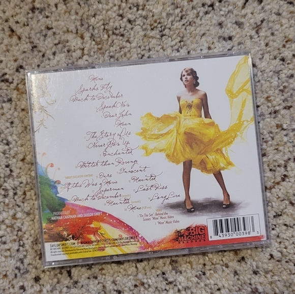Taylor Swift Other - Taylor Swift Speak Now Target Exclusive